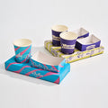 Drink & Food Combo Tray