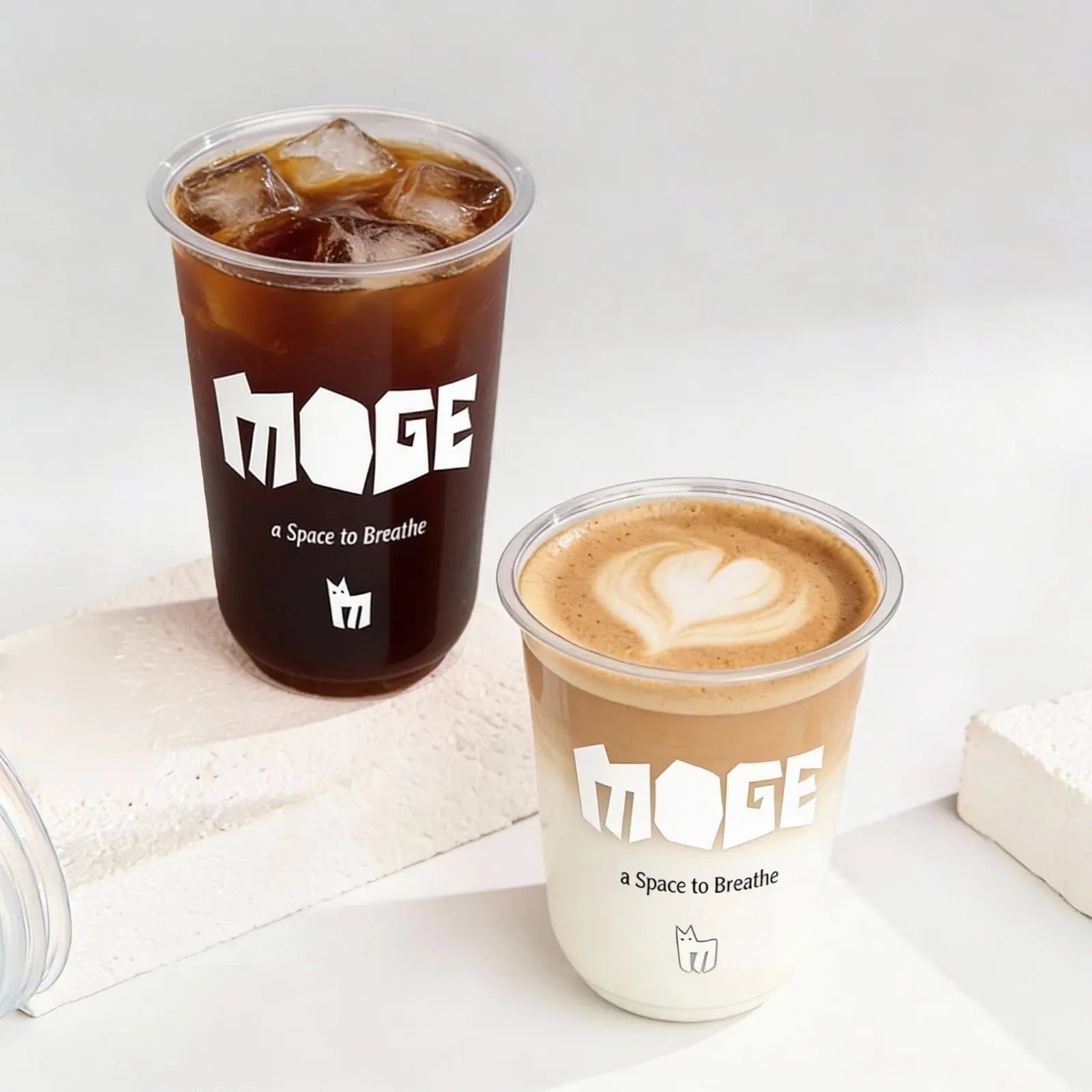 Custom Recyclable Round Bottom Plastic Coffee Cups